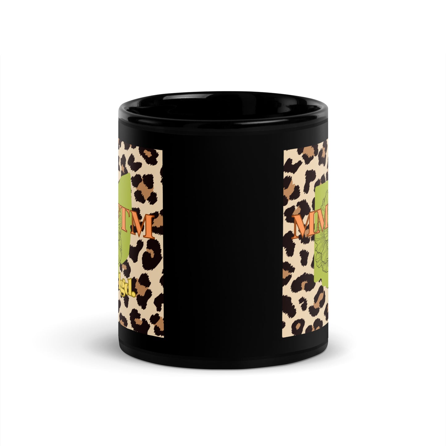 MMMFTM Black Glossy Mug
