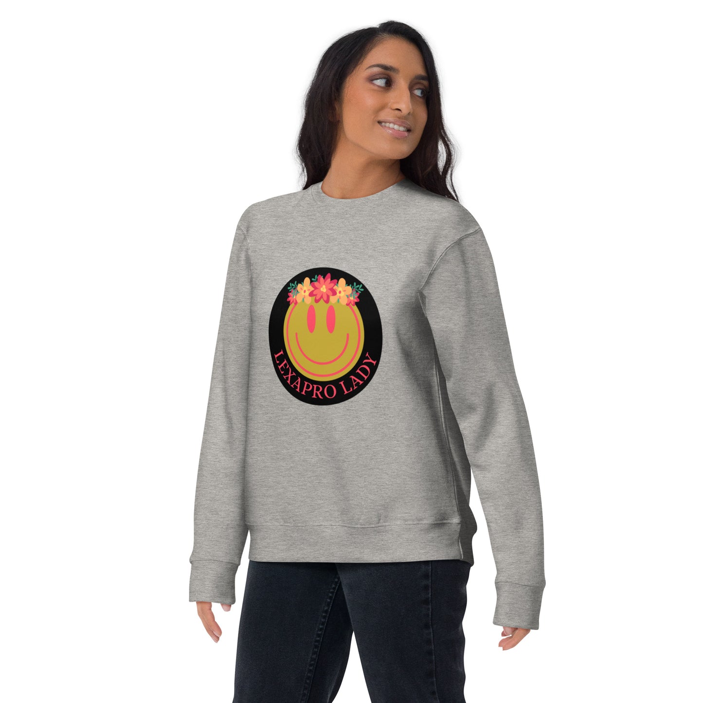 Lexapro Lady on Unisex Premium Sweatshirt