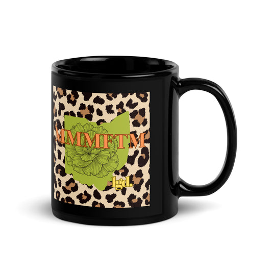 MMMFTM Black Glossy Mug