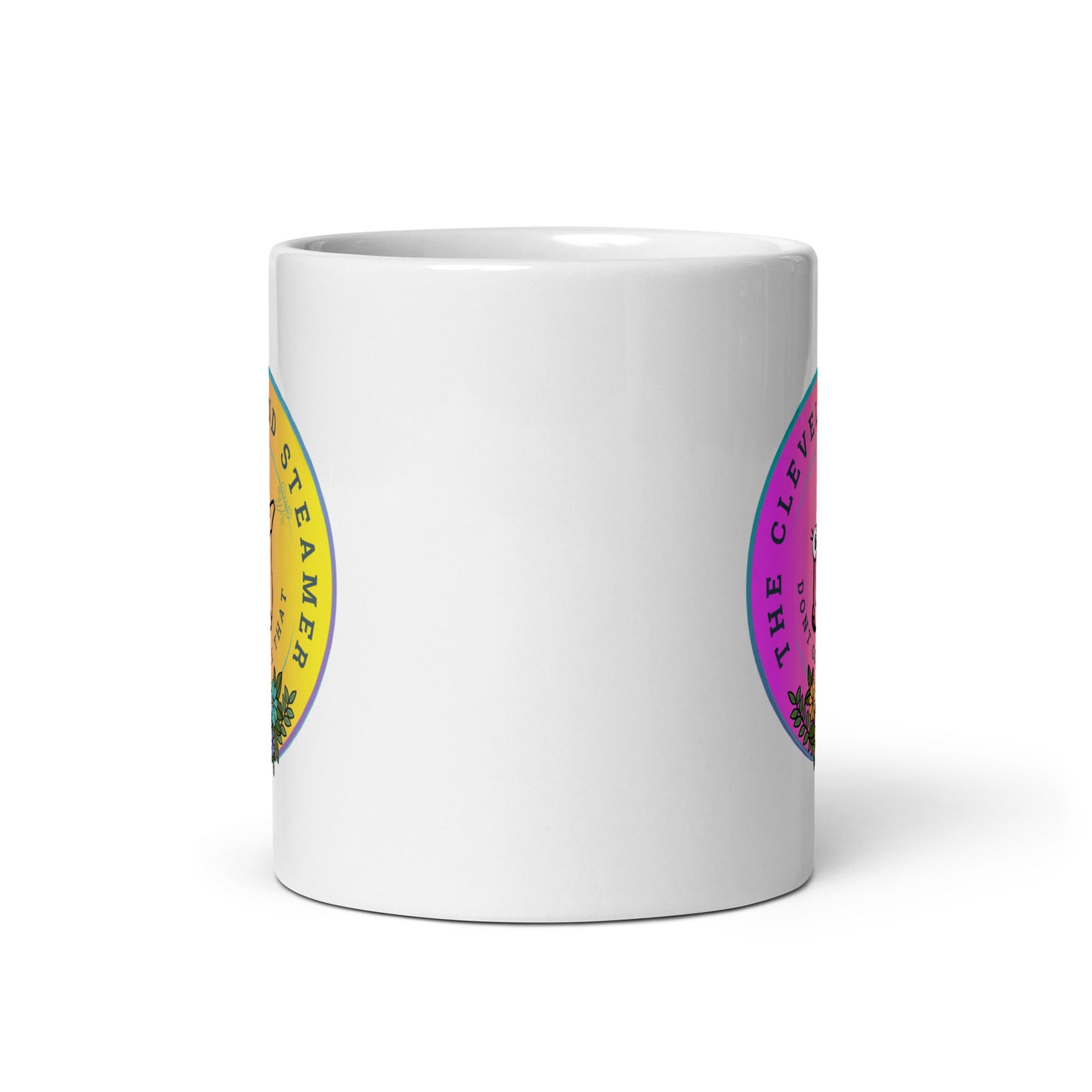 Cleveland Steamer White glossy mug