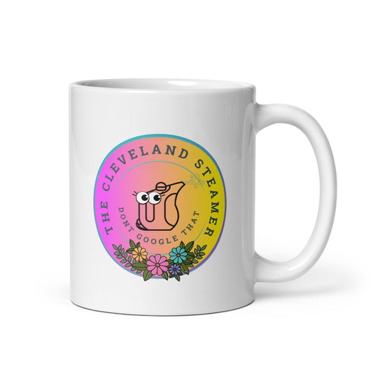 Cleveland Steamer White glossy mug